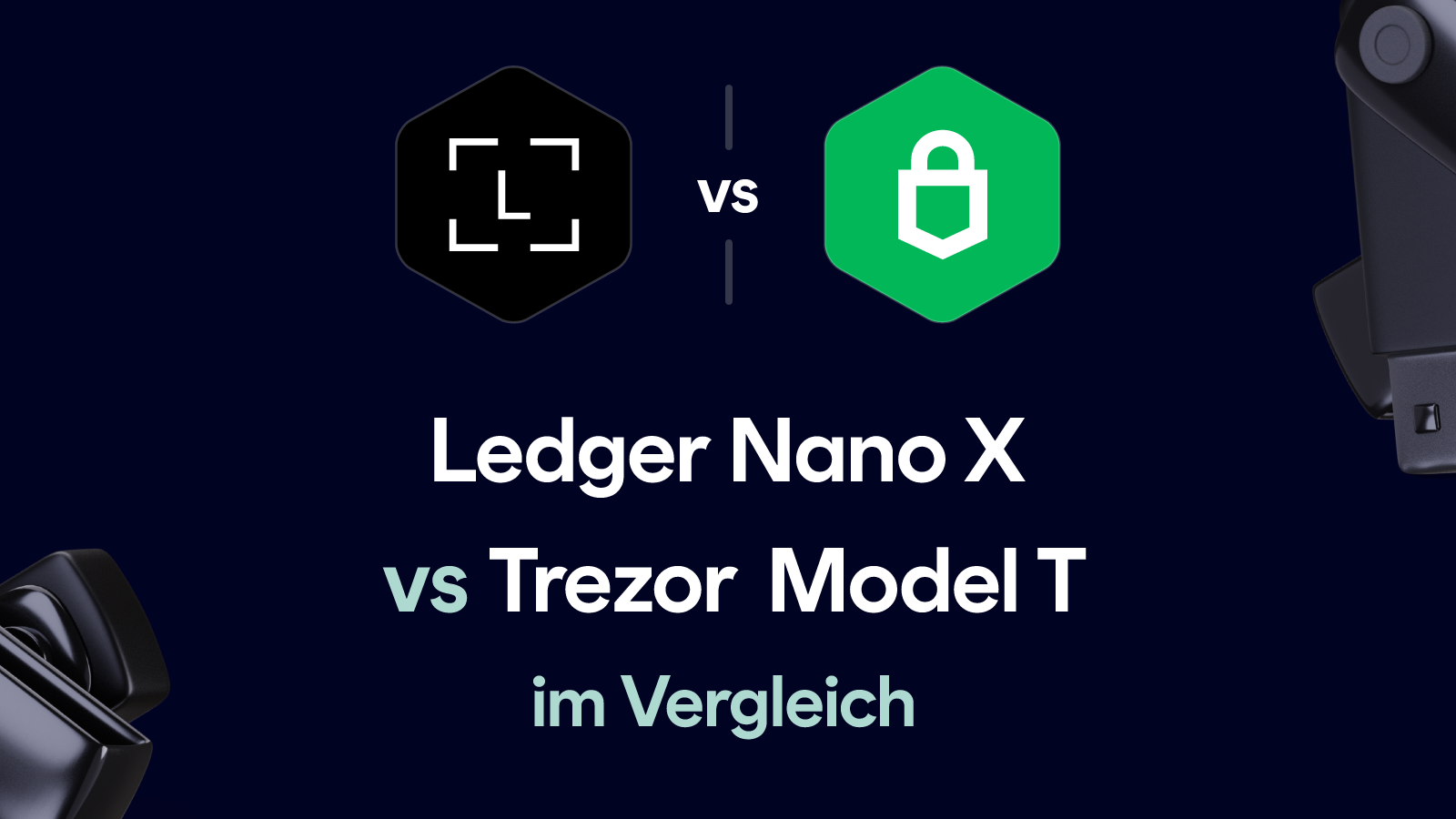 Ledger Nano X vs Trezor Model T im Vergleich (Januar 2026)